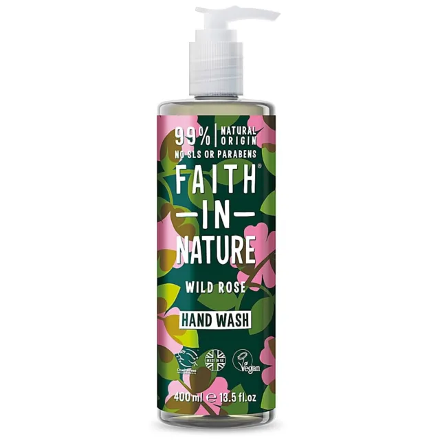 Faith in Nature Wild Rose Lavaggio Mani 400ml (Vegani)