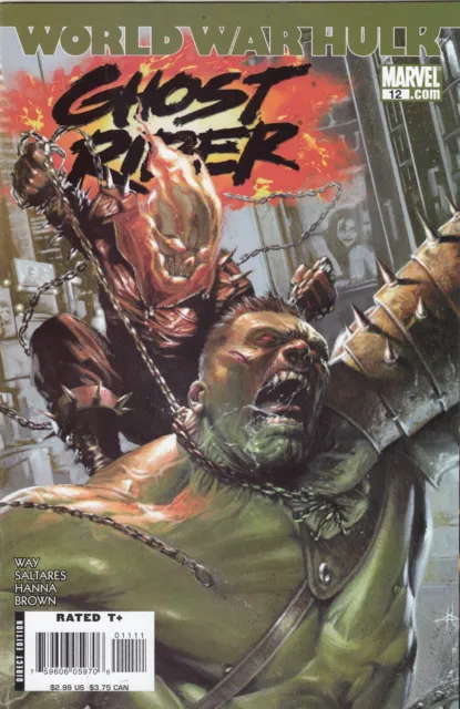 World War Hulk Ghost Rider#12  Vf/Fn  Marvel  Comics