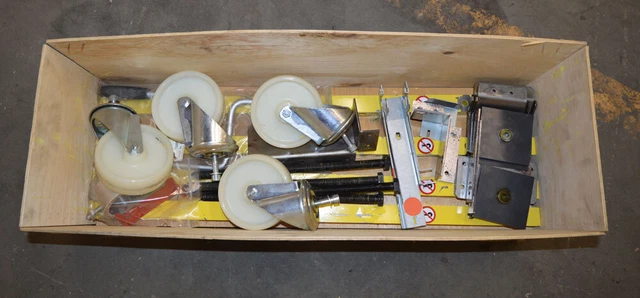 Heidelberg Prosetter Lock-Down Lift Kit Hand Crank Tool / Socket / Casters *NICE
