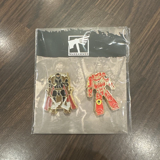 GW WARHAMMER 40K Space Marines 2024 Store Anniversary Badges Pins £14.