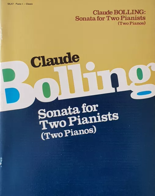 Claude Bolling Sonata for Two Pianists 2 Pianos Duo Duet Music Books - S121 2