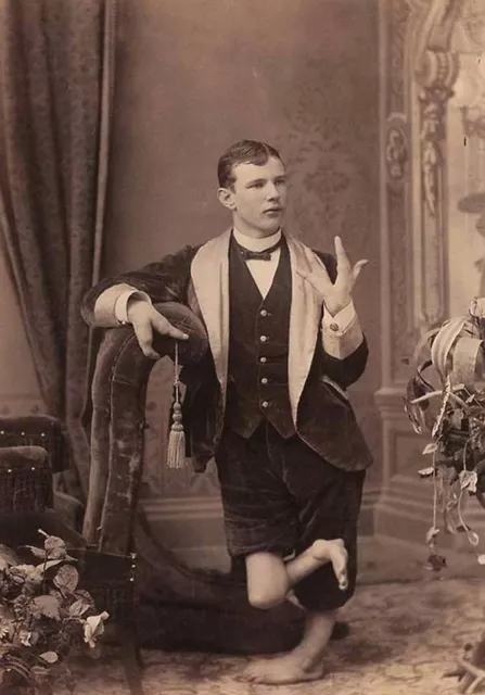 Antique Freak Show Lobster Man Photo 756 Oddleys Strange & Bizarre