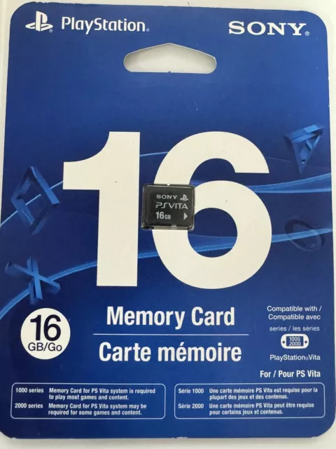 Sony PS Vita 16GB Memory Card |BRAND NEW SEALED Playstation Official Authentic