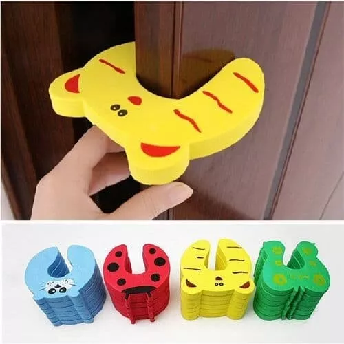 5 x Baby Child Kids Animal Door Stopper Jammer Safety Finger Protector Guard