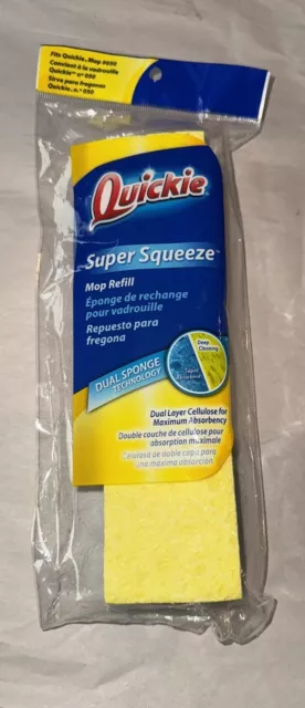 Quickie Super Squeeze Mop Refill #050, Fits Quickie Mop #050