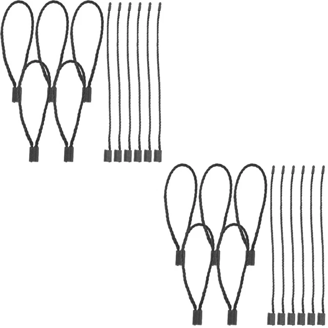 2pcs 1 Beutel Preisschildseile Hanging Tag Strings Preis Krawatten für