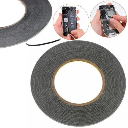 50M 1mm Double Sided Tape Adhesive fix Repair for Touch Screen Smart Phone (T)