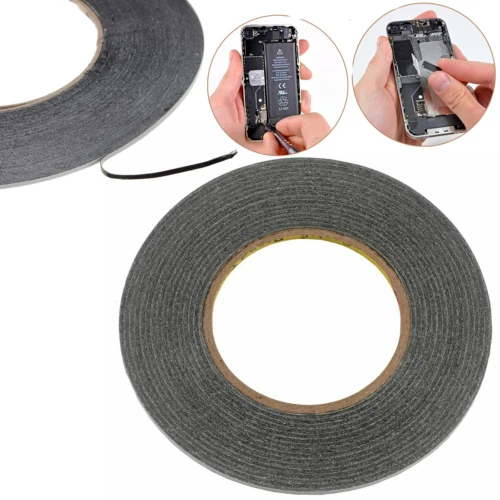 50M 1mm Ruban Adhésif Double Face Réparer Réparation pour Touch Écran Téléphone
