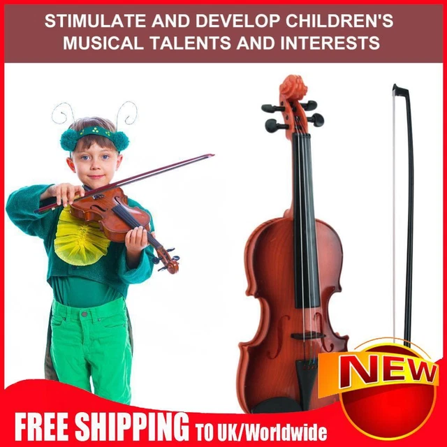 Acoustic Violin Toy Adjustable String Simulation Musical Instrument Practice Toy