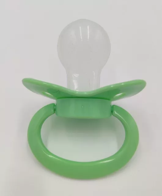 Abdl Pacifier for Adult XXL Plate And Teat Grün