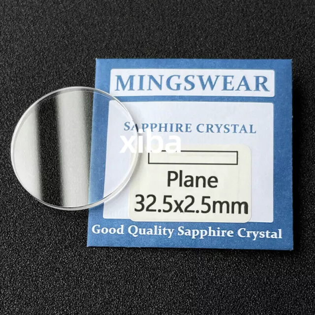 Replacement Diameter 20mm-40mm Round Flat Sapphire Watch Glass Watch Crystal