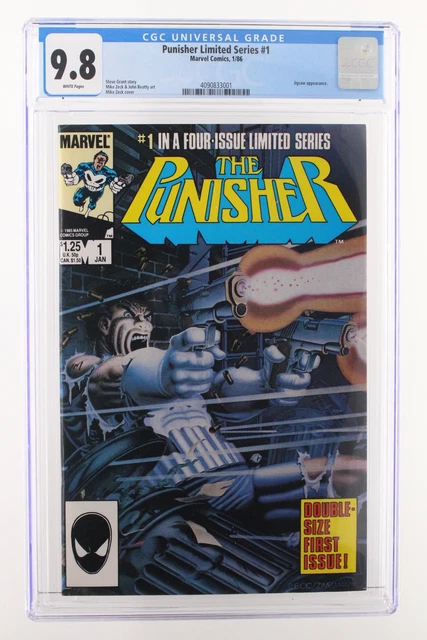 Punisher Limited Series #1 - Marvel 1986 CGC 9.8 Jigsaw App - Highest Grade