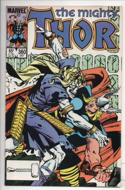 THOR #360 VF/NM God of Thunder Simonson Death 1985 more Marvel in store