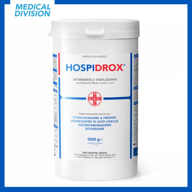 STERILIZZANTE A FREDDO in polvere acido peracetico 1 kg HOSPIDROX  disinfettante EUR 22,99 - PicClick IT