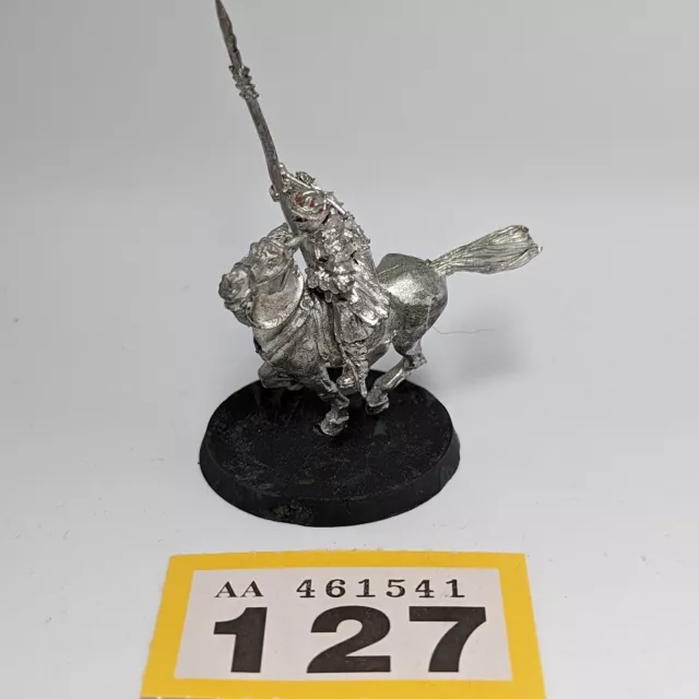 GW Lord of the Rings Haradrim Raider with spear on horse 2 OOP Metal LoTR MESBG