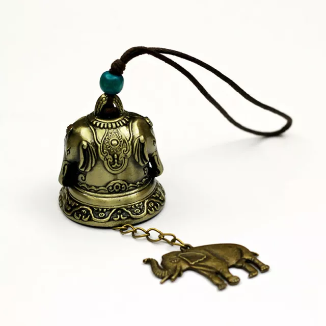 1PCS Home Lucky Blessing Bell Dragon Fish Feng Shui Garden Windchime Ornament