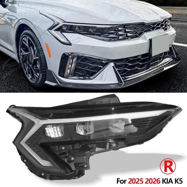 RIGHT SIDE HEADLIGHT Assembly for 2025 2026 Kia K5 EX LXS GT Full LED ...