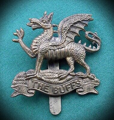 "The Buffs" (East Kent Regiment) ~ 100% Genuine British Army Military Cap Badge.