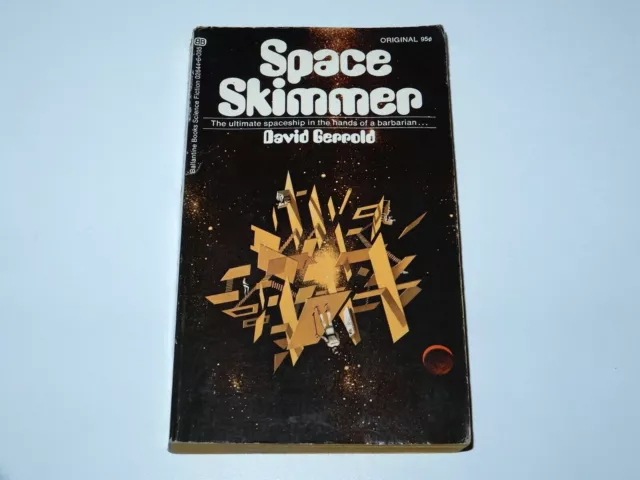 Space Skimmer - David Gerrold - Ballantine Books 1St Pbo 1972 Sci-Fi Sf