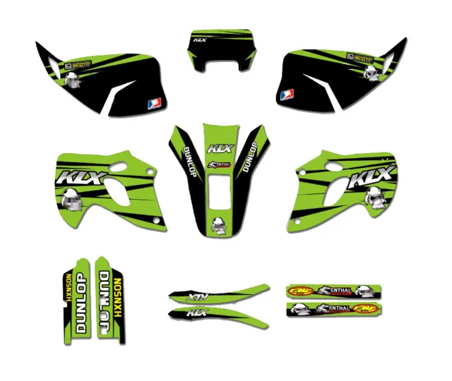 GRAPHICS DECALS STICKERS FULL KIT For Kawasaki KLX250 1998-2003 1999 2001 2002