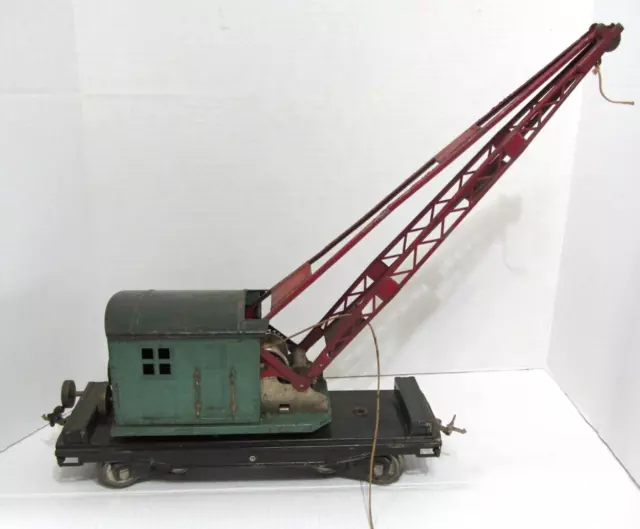 Lionel #219 Standard Gauge Crane Car (1926-1940)-Very Nice Original Condition!!