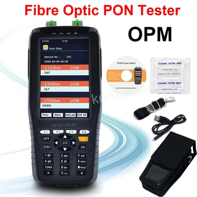 Optical Fiber PON Power Meter Wavelengths 1310/1490/1550nm PON Network Tester
