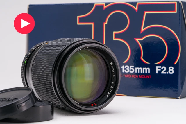 Mit Video! Top mit Box! Contax Carl Zeiss - 135mm f2.8 - MMJ - C/Y