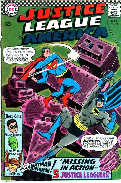 Justice League of America (Vol 1 1960 DC) #52 1967! NO RESERVE!
