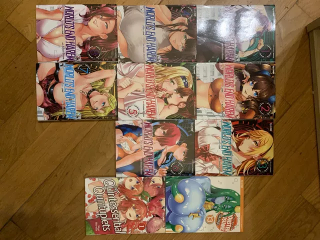 World's end harem serie completa 1-8 prima edizione manga Jpop + 2 volumi gratis