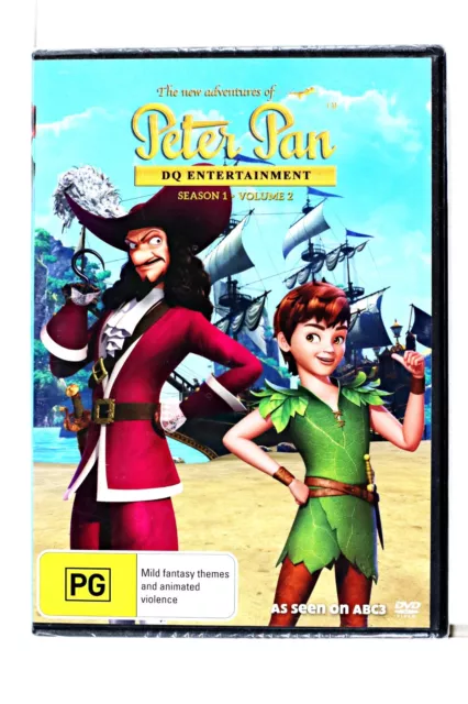 The New Adventures of Peter Pan - Season 1 Vol. 2 : Region 4 DVD New Sealed