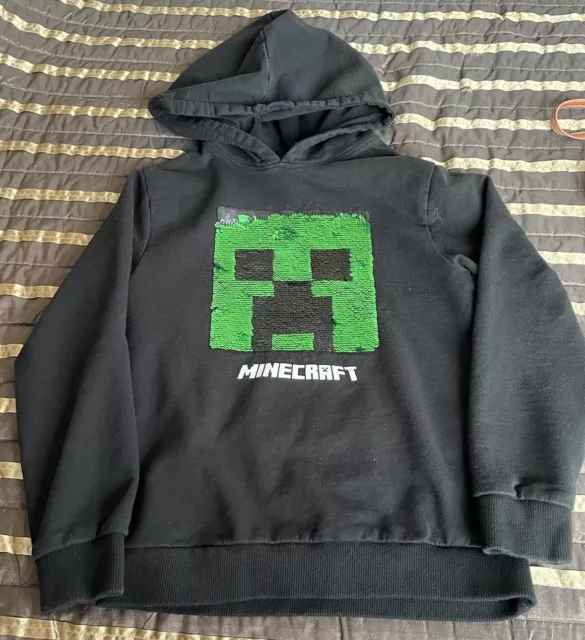 JINX AGE 7 8 Years Boys Black Minecraft Hoodie 0.99 PicClick UK