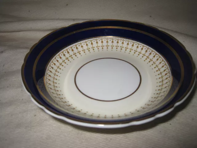 Aynsley LYNTON Cobalt Blue English Bone China 5" Sauce Bowl 7249