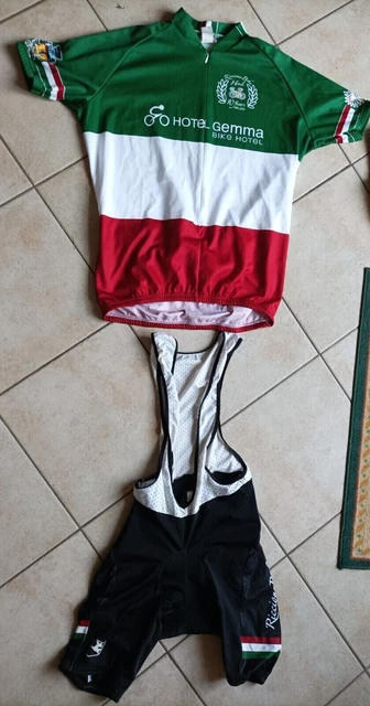 Maillot de cyclisme Giordana vintage, photos de cyclistes célèbres, fabrication italienne (XL) - France