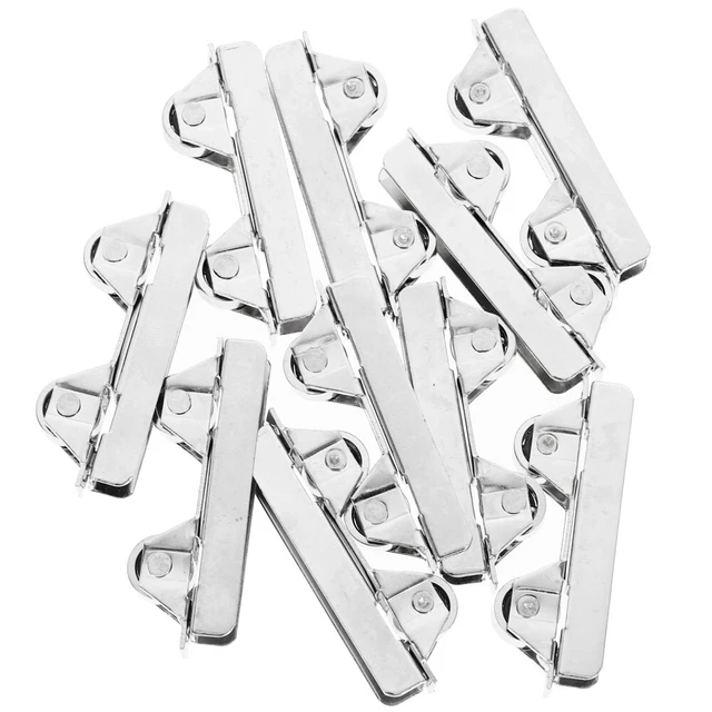 10 pz ruota per porte in vetro rulli in acciaio inossidabile per porte zanzariere Silver