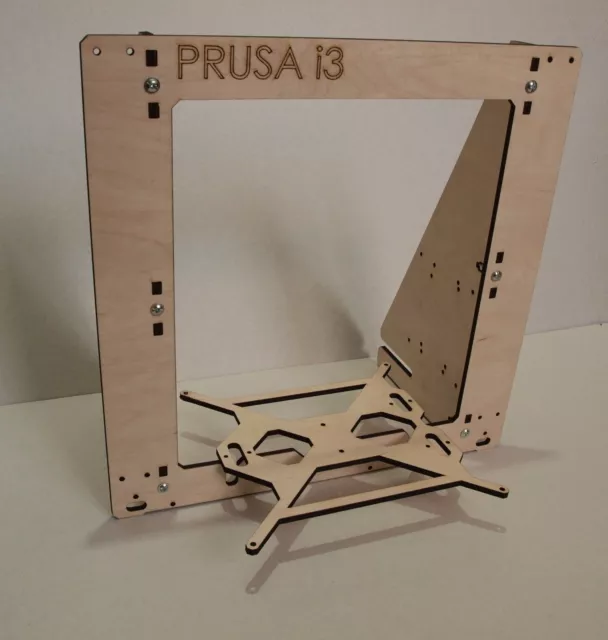 3D Printer Reprap Mendel Prusa I3 Frame Laser Cut 6mm PlyWood + Screws