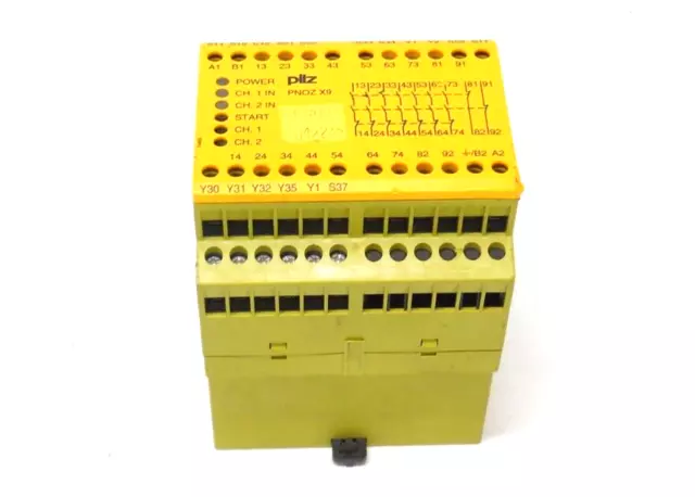 Pilz Pnoz X9 24Vac 24Vdc 7N/O 2 N/C 2So Safety Relay, 24Vac 24Vdc