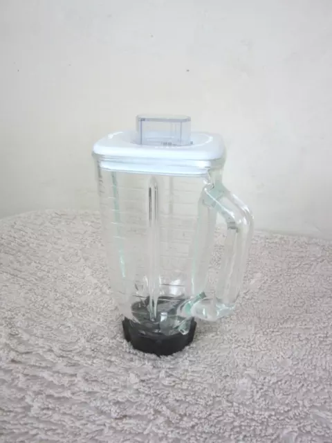 Oster Osterizer Blender OEM Replacement Glass Jar, Blades, Lid, Filler Cap