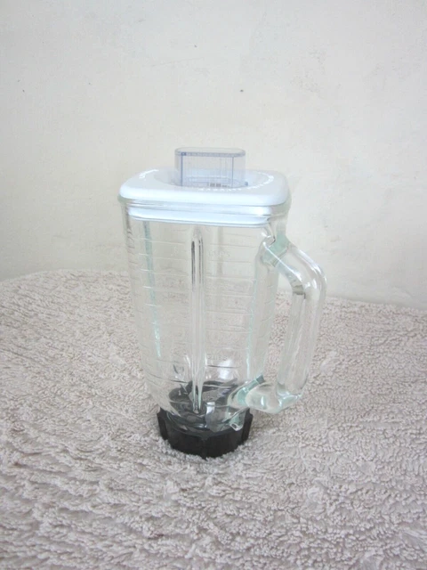 Oster Osterizer Blender OEM Replacement Glass Jar, Blades, Lid, Filler Cap Oster Osterizer Blender OEM Replacement Glass Jar, Blades, Lid, Filler Cap