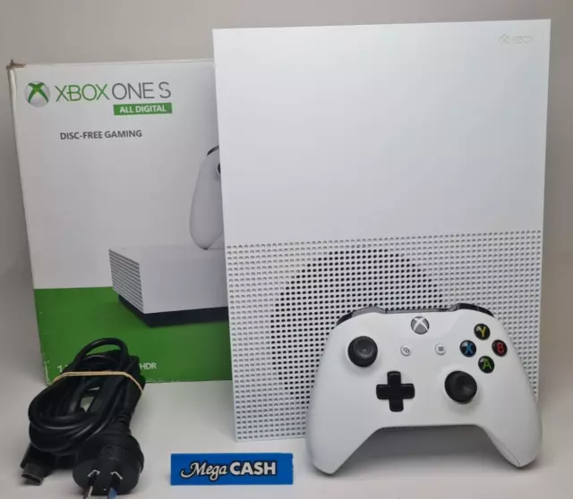 Xbox One S Model 1681 Bundle 6 Games 1 Controller White Console 1