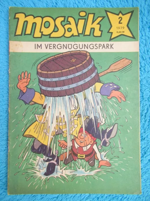 MOSAIK Abrafaxe 1979 Nr 2 "Im Vergnügungspark" Junge Welt DDR Z1- ABO