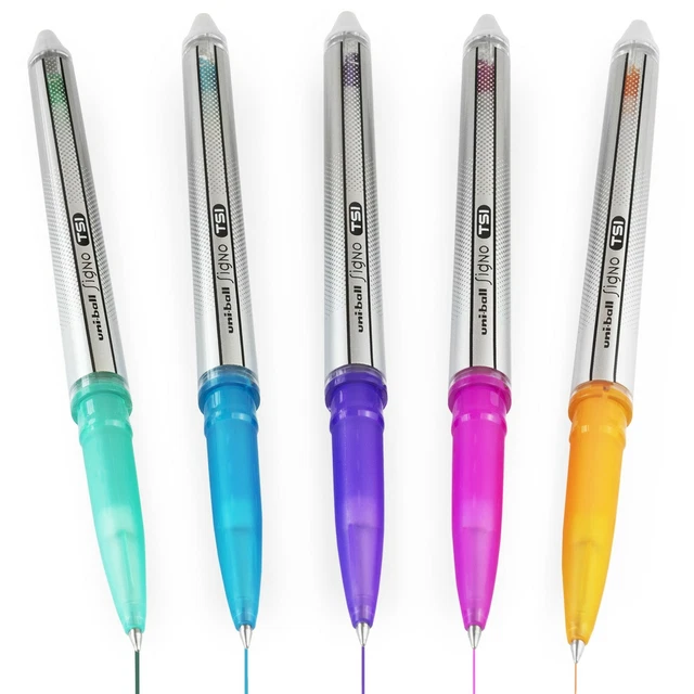 Uni-Ball Signo TSI – Thermo Sensible Effaçable Gel Encre Stylos - Tropical Set 5