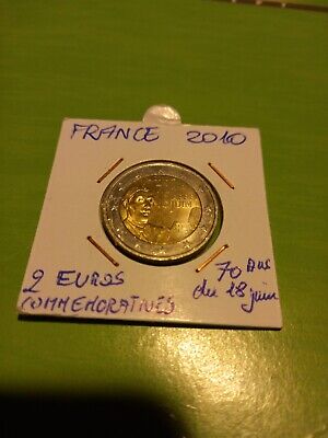 Pièce De Monnaie De  2 Euro Commémorative Année 2010 France UNC  Appel  Du 18...