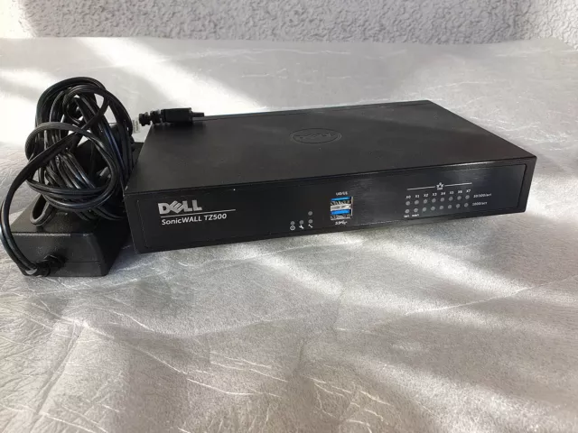 Dell SonicWall TZ500 8Port Firewall (Router)+Netzteil