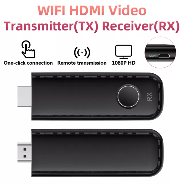BIN-850 receptor HDMI inalámbrico 4K @ 30Hz 2,4G/5G Streaming Video Audio  HD extensor para