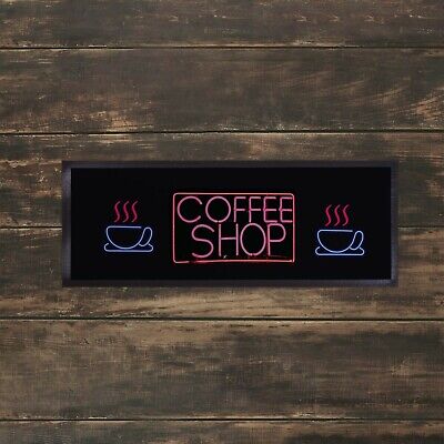 Caffè da Negozio Neon Firmare Design Barrette Runner Ideale Per Barre Cafe's