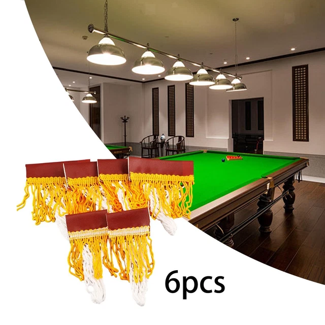 Lot de 6 billard Table de billard américaine filet... – Grandado