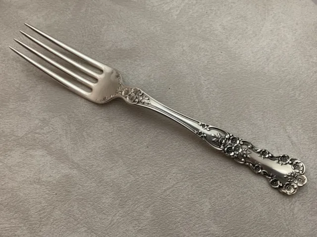 Gorham Sterling Silver Flatware, Buttercup, Dinner Lunch Fork, 6 7/8 inches