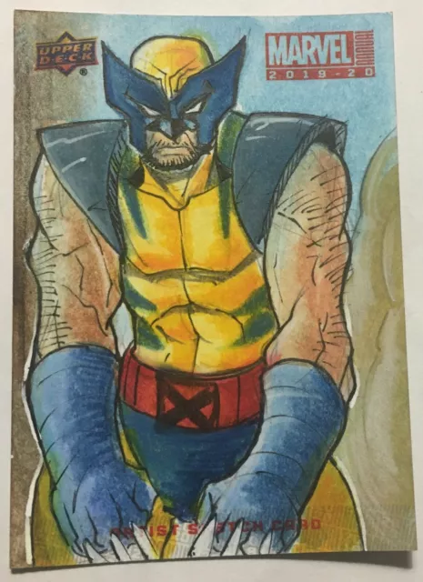 2020 Upper Deck Marvel Annual Wolverine 1/1 Sketch Card by Alfredo Jose Tasso