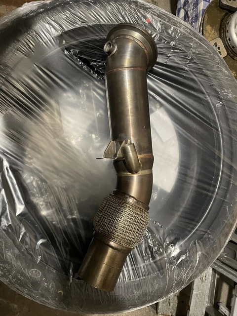 Downpipe RM Motors Per BMW E60/E61 525d/530d M57N Euro 4 - Acciaio Inox, Diametro 63.5mm, Garanzia 24 Mesi - Foto 4