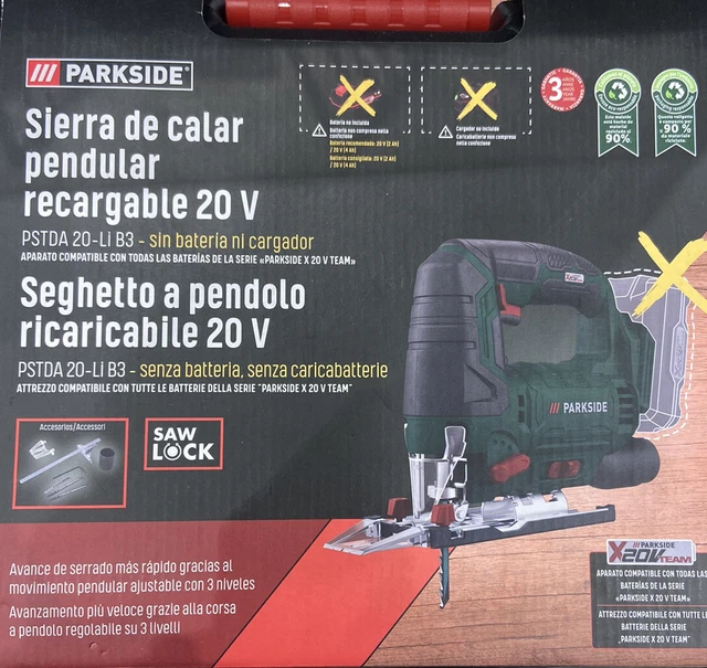 PARKSIDE 20V Seghetto Alternativo A Pendolo 3 Anni Di Garanzia EUR 79